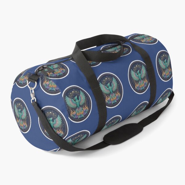 Item preview, Mystical Teal Phoenix Rising From Floral Flames  designed and sold by Azurart2.