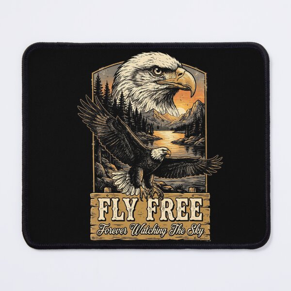 Item preview, Forever Watching The Sky Fly Free Jackie Eagle Memorial designed and sold by stershopepie.