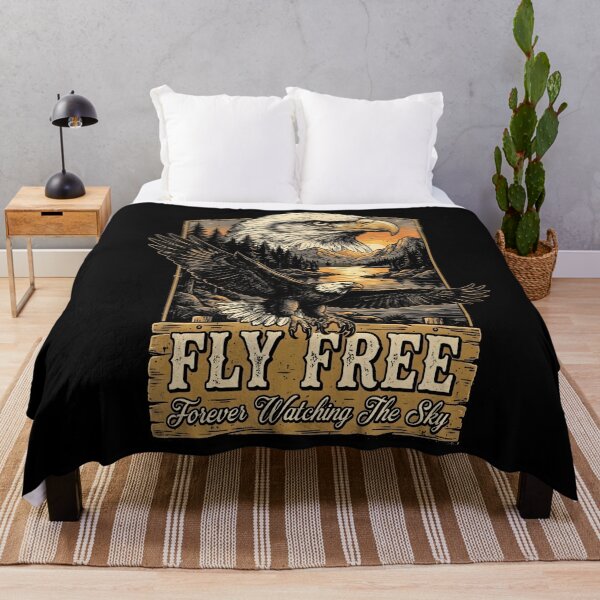 Item preview, Forever Watching The Sky Fly Free Jackie Eagle Memorial designed and sold by stershopepie.