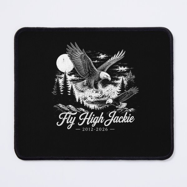 Item preview, Fly High Jackie 2012–2026 Bald Eagle Memorial Art designed and sold by NoeValdric.