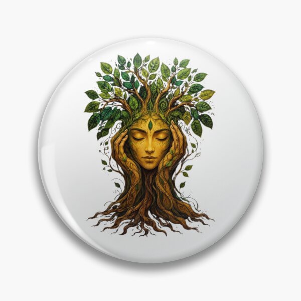 Item preview, Tree Of Life Gaia Nature Goddess designed and sold by DKSH1234.