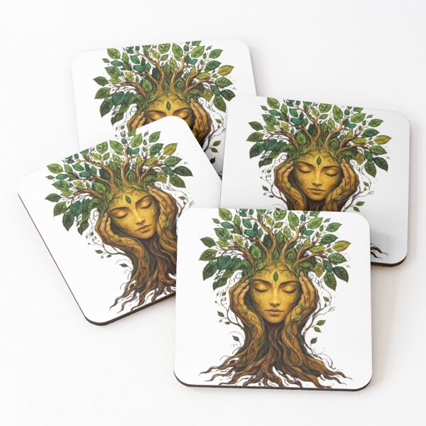 Item preview, Tree Of Life Gaia Nature Goddess designed and sold by DKSH1234.