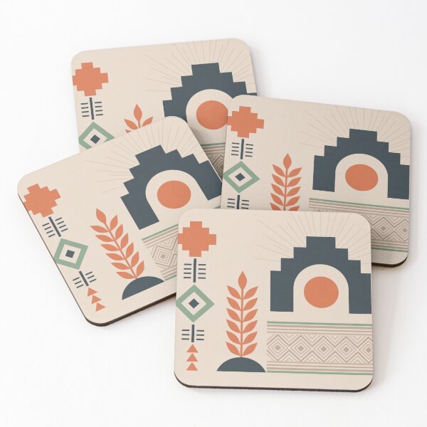 Item preview, Andean Geometric Botanical  designed and sold by WeaveSphere.