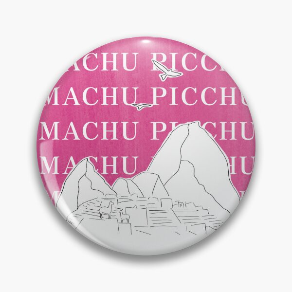 Item preview, Machu PICCHU mountain pink poster  designed and sold by dudaoliveira.art.