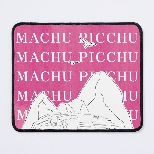 Item preview, Machu PICCHU mountain pink poster designed and sold by dudaoliveira.art.