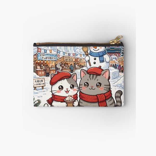 Item preview, Kawaii Cats Sapporo Snow Festival Japan - Freda and Junior Winter designed and sold by MAISON SYLVIE.