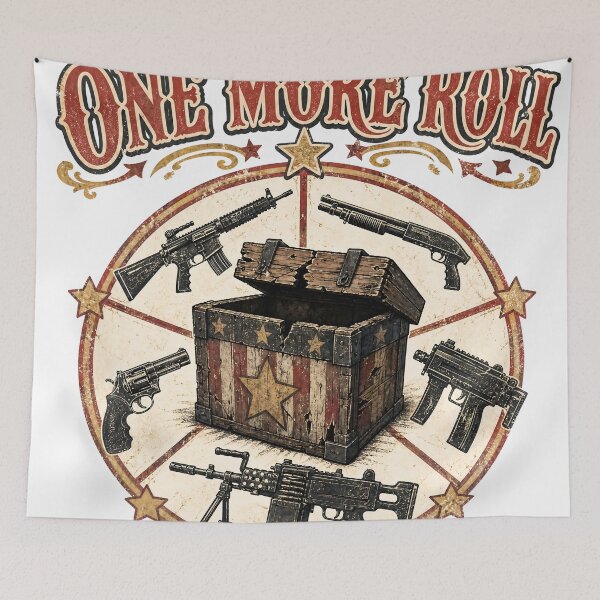 Item preview, One More Roll Zombie Survival Crate designed and sold by NextLevelThread.