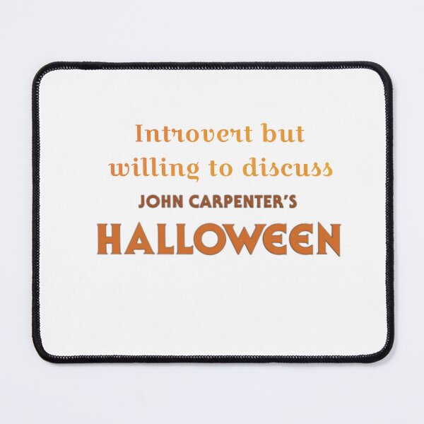 Item preview, Introvert but willing to discuss Halloween  designed and sold by Tymber2018.