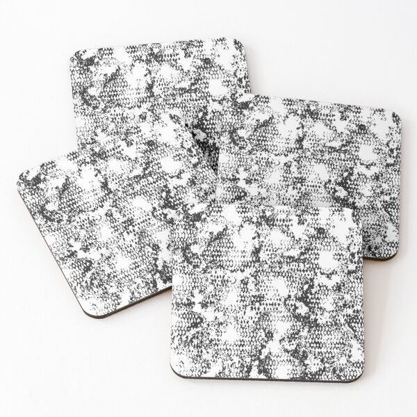 Item preview, Modern Distressed Python Print Pattern | Black & White designed and sold by Frohyou.