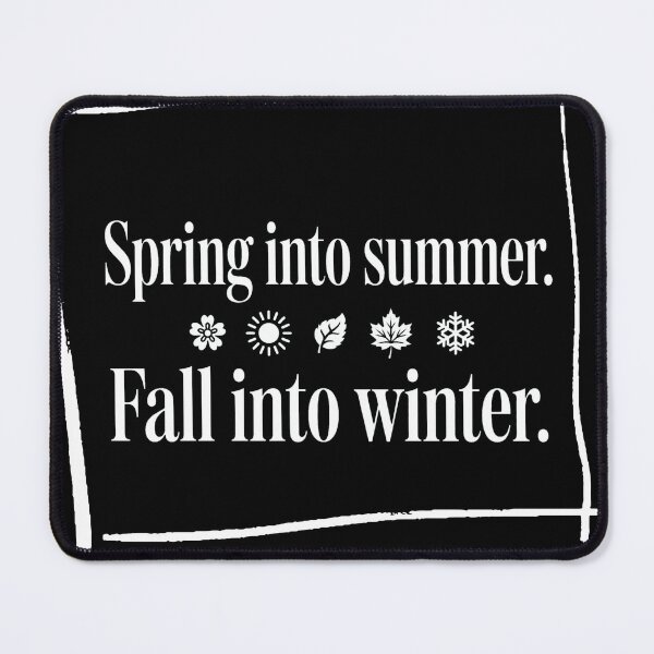 Item preview, Spring Into Summer – Fall Into Winter Seasonal Icons Tee designed and sold by AIClothingUK.