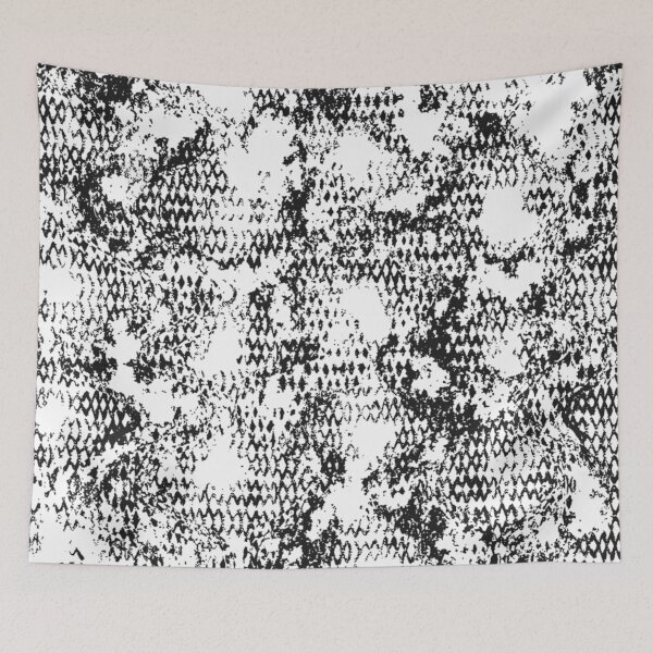 Item preview, Modern Distressed Python Print Pattern | Black & White designed and sold by Frohyou.