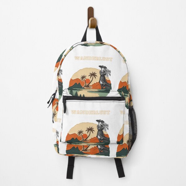 Item preview, wanderlust reto vintage travel illustration designed and sold by NourArtCorner.