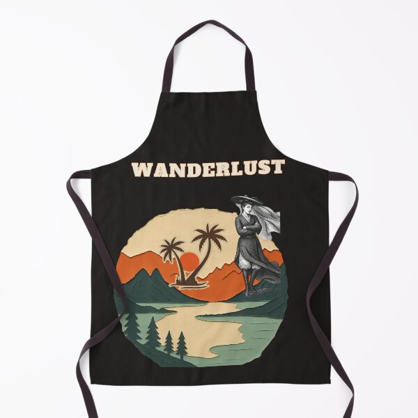 Item preview, wanderlust reto vintage travel illustration designed and sold by NourArtCorner.
