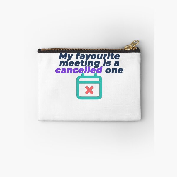 Item preview, Copy of My Favourite Meeting Is A Cancelled One | Funny Workplace Humour T-Shirt designed and sold by NeuroShirts.