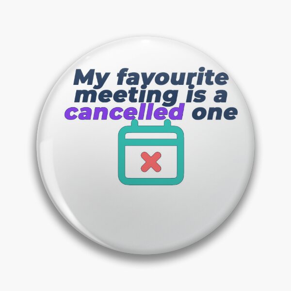 Artikelvorschau, Kopie von „Mein Lieblingsmeeting ist abgesagt“ | Lustiges T-Shirt mit Bürohumor entworfen und verkauft von NeuroShirts.