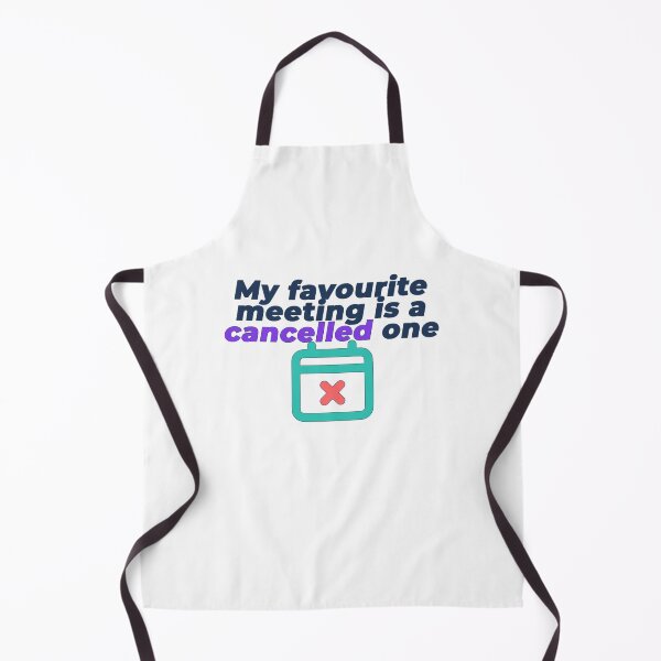 Item preview, Copy of My Favourite Meeting Is A Cancelled One | Funny Workplace Humour T-Shirt designed and sold by NeuroShirts.