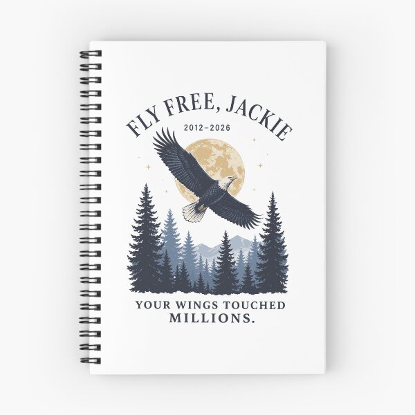Item preview, Fly Free Jackie 2012-2026 Eagle Memorial Tribute designed and sold by camronrufuh.