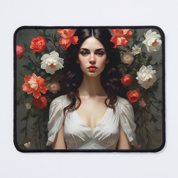 Item preview, Woman with flowers designed and sold by MK26Designs.