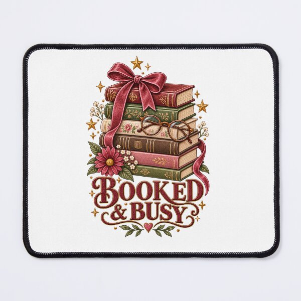 Item preview, Booked and Busy Book Lover designed and sold by Doodle Souq.