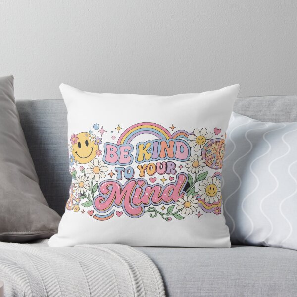 Item preview, Be Kind to Your Mind | Cute Positive Vibes designed and sold by AmberlightArt.