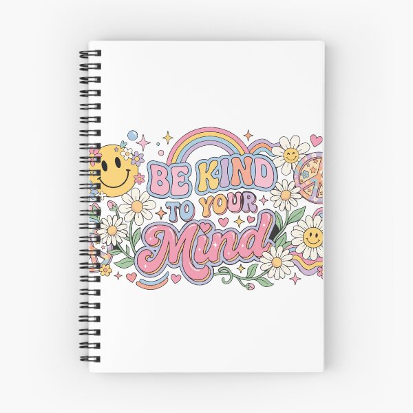 Item preview, Be Kind to Your Mind | Cute Positive Vibes designed and sold by AmberlightArt.
