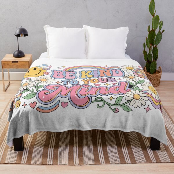 Item preview, Be Kind to Your Mind | Cute Positive Vibes designed and sold by AmberlightArt.