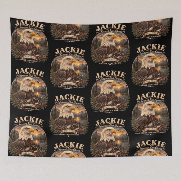 Item preview, Jackie Forever Our Queen 2012-2026 Eagle Memorial designed and sold by camronrufuh.