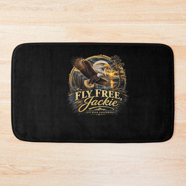 Item preview, Fly Free Jackie Big Bear Bald Eagle Memorial Tribute designed and sold by stershopepie.
