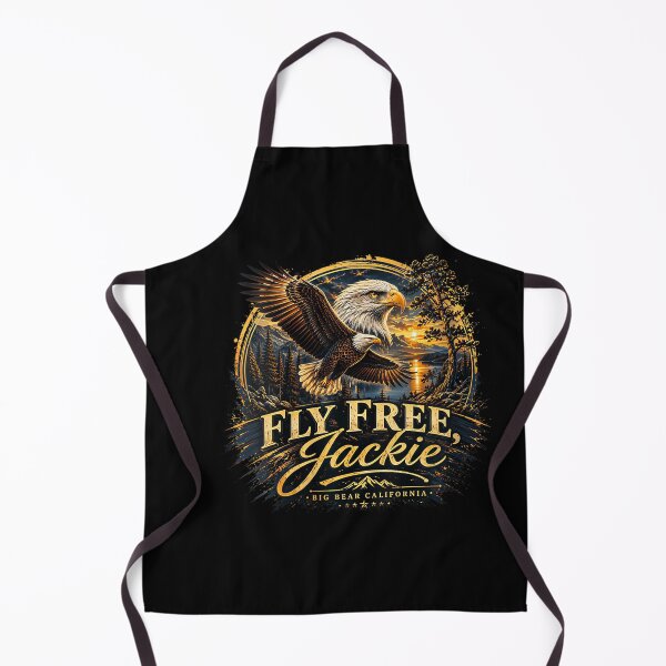Item preview, Fly Free Jackie Big Bear Bald Eagle Memorial Tribute designed and sold by stershopepie.