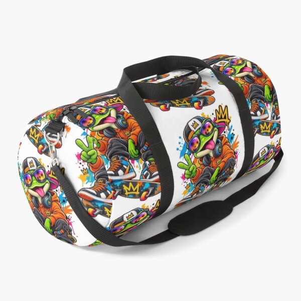 Item preview, Skater Frog Graffiti Streetwear Character designed and sold by JMDG Studio.