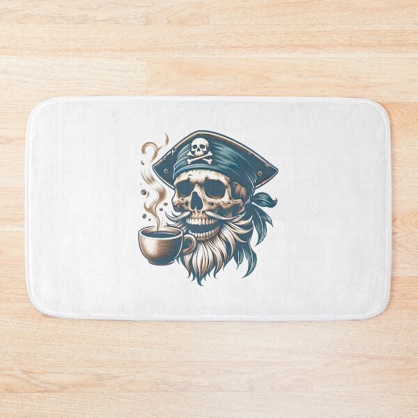 Item preview, Pirate Skull Coffee Lover ⭐⭐⭐⭐⭐ designed and sold by adal-heidis.