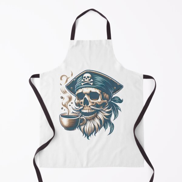 Item preview, Pirate Skull Coffee Lover ⭐⭐⭐⭐⭐ designed and sold by adal-heidis.