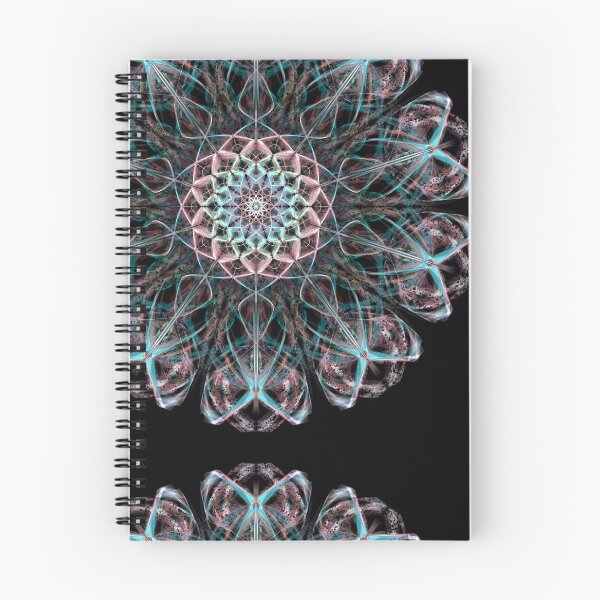 Item preview, Pink And Blue Flower Clock designed and sold by Mkicrattzzi.