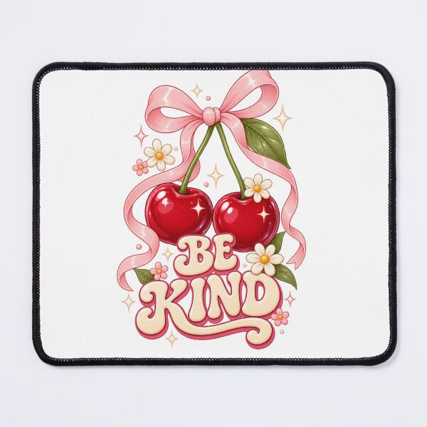 Item preview, Be Kind Cherry Bow designed and sold by Doodle Souq.