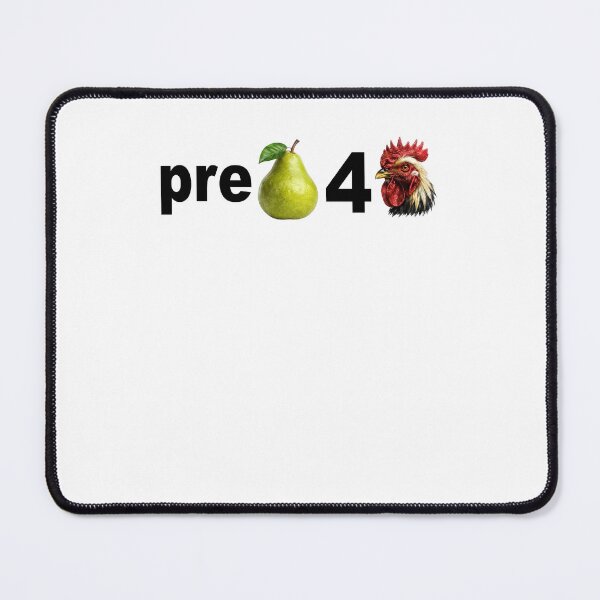 Item preview, Pre Pear 4 Chicken Funny Rebus Wordplay Meme designed and sold by camronrufuh.