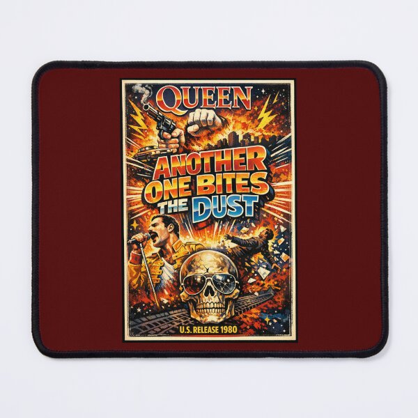 Item preview, Queen Poster Featuring the Song Another One Bites the Dust designed and sold by Halifaxartguy.