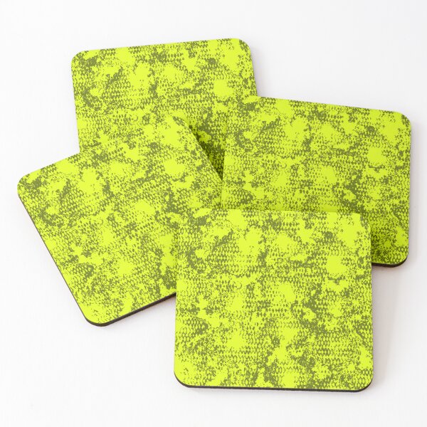 Item preview, Modern Distressed Python Print Pattern | Bright Chartreuse designed and sold by Frohyou.
