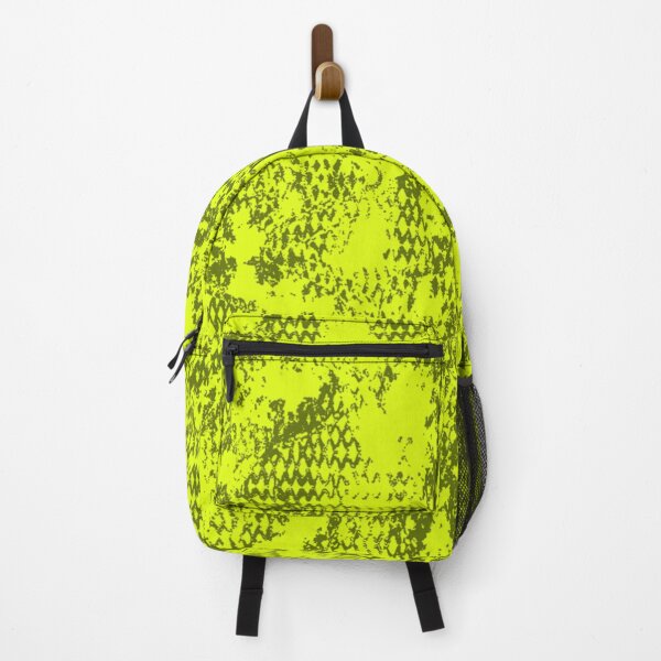 Item preview, Modern Distressed Python Print Pattern | Bright Chartreuse designed and sold by Frohyou.