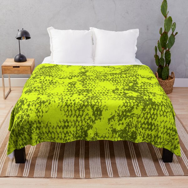 Item preview, Modern Distressed Python Print Pattern | Bright Chartreuse designed and sold by Frohyou.