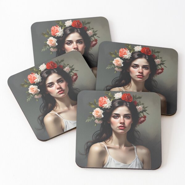 Item preview, Woman with flowers  designed and sold by MK26Designs.