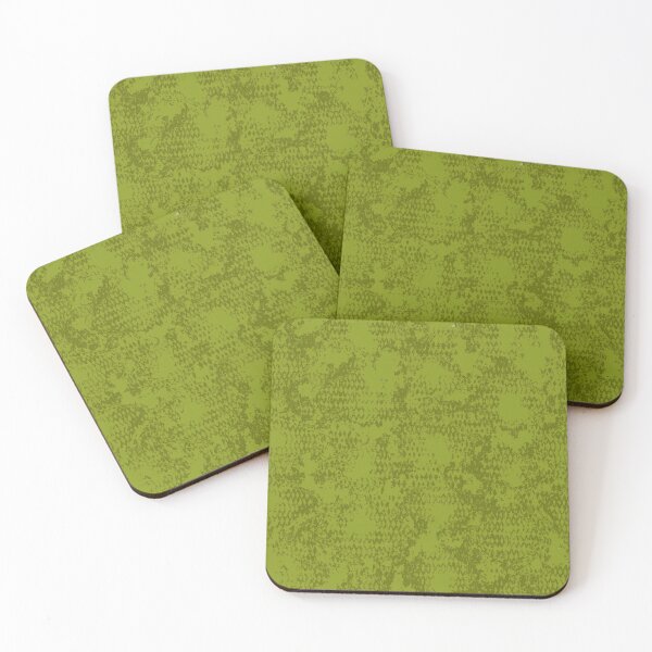 Item preview, Modern Distressed Python Print Pattern | Dark Chartreuse designed and sold by Frohyou.