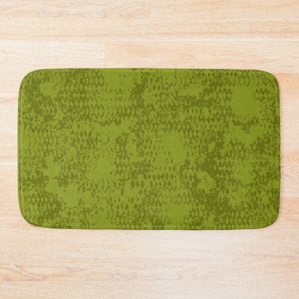 Item preview, Modern Distressed Python Print Pattern | Dark Chartreuse designed and sold by Frohyou.