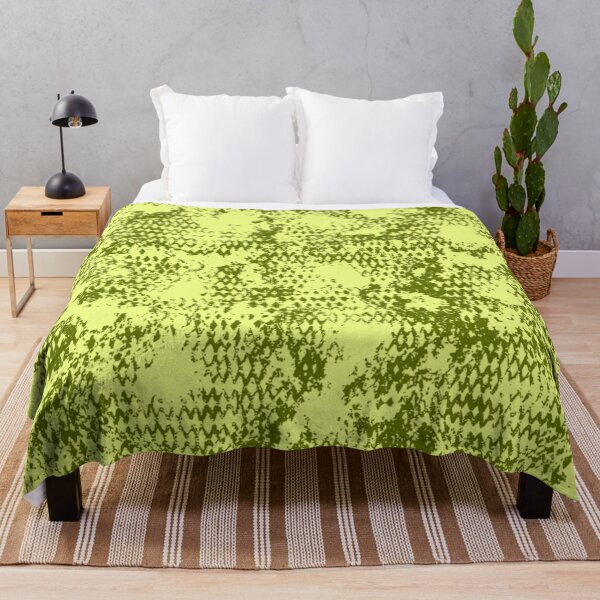 Item preview, Modern Distressed Python Print Pattern | Light Chartreuse designed and sold by Frohyou.