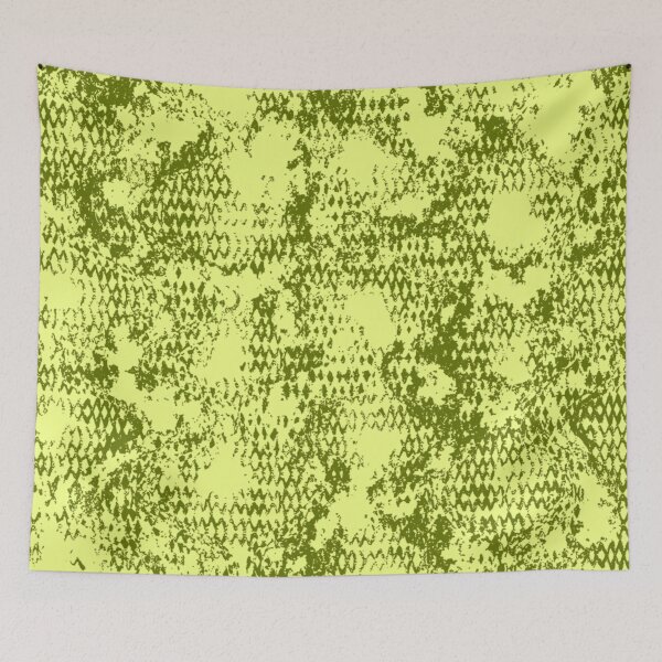 Item preview, Modern Distressed Python Print Pattern | Light Chartreuse designed and sold by Frohyou.