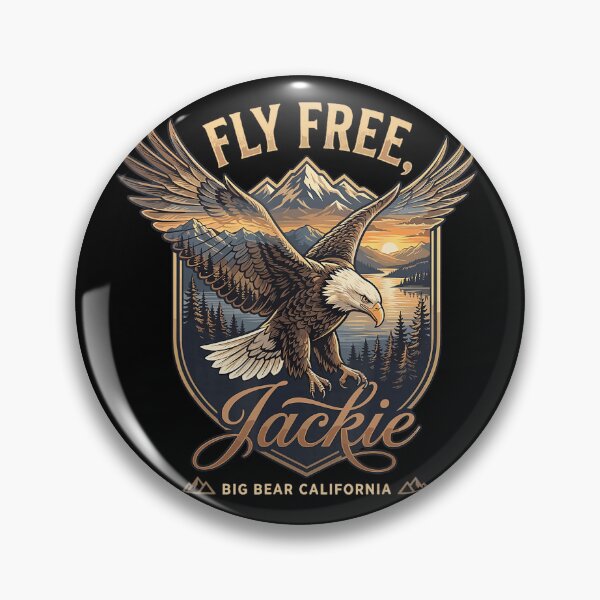 Item preview, Fly Free Jackie Bald Eagle Big Bear California designed and sold by NoeValdric.