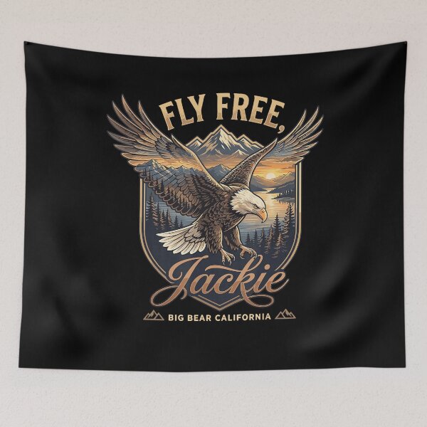 Item preview, Fly Free Jackie Bald Eagle Big Bear California designed and sold by NoeValdric.