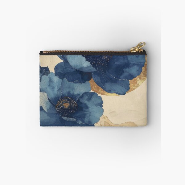 Item preview, Blue Blooms and Gold Sun designed and sold by WeaveSphere.