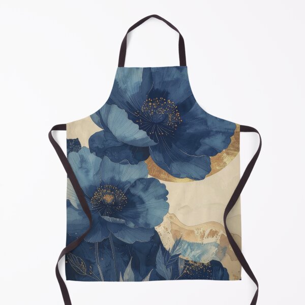 Item preview, Blue Blooms and Gold Sun designed and sold by WeaveSphere.