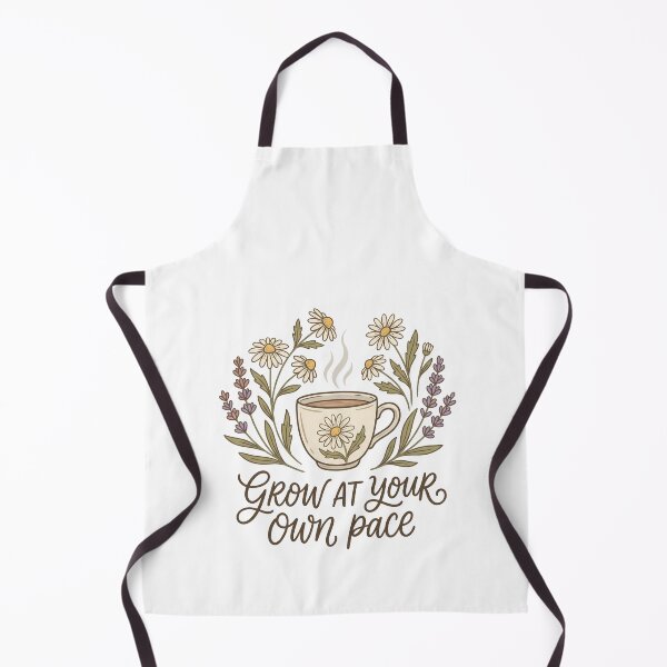 Item preview, Grow At Your Own Pace Floral Teacup Self Care designed and sold by BobbyTee Merch.
