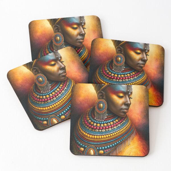 Item preview, Regal Portrait of an Elegant Woman in Adornments designed and sold by Artessie.